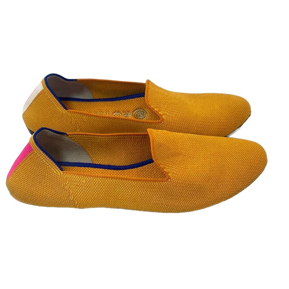Rothy's Yellow and Pink Flats